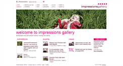 Desktop Screenshot of impressions-gallery.com